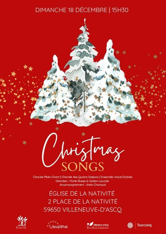 Concert de Noël de la chorale Plain Chant de Villeneuve d'Ascq