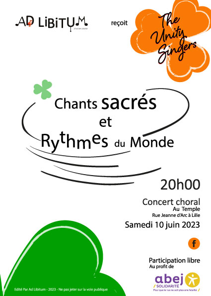 Concert choral du 10 juin 2023