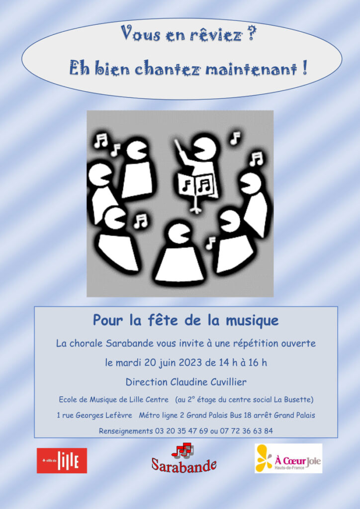 Une invitation de la chorale Sarabande