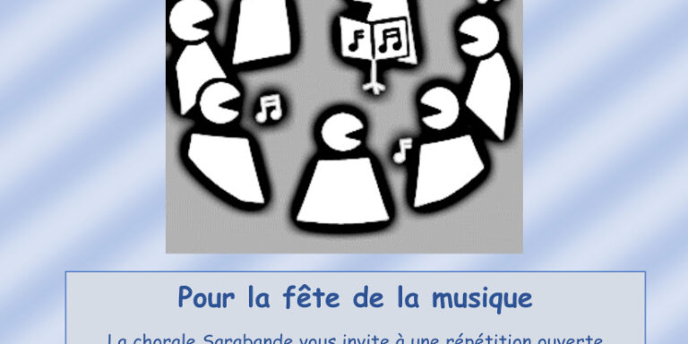 Une invitation de la chorale Sarabande