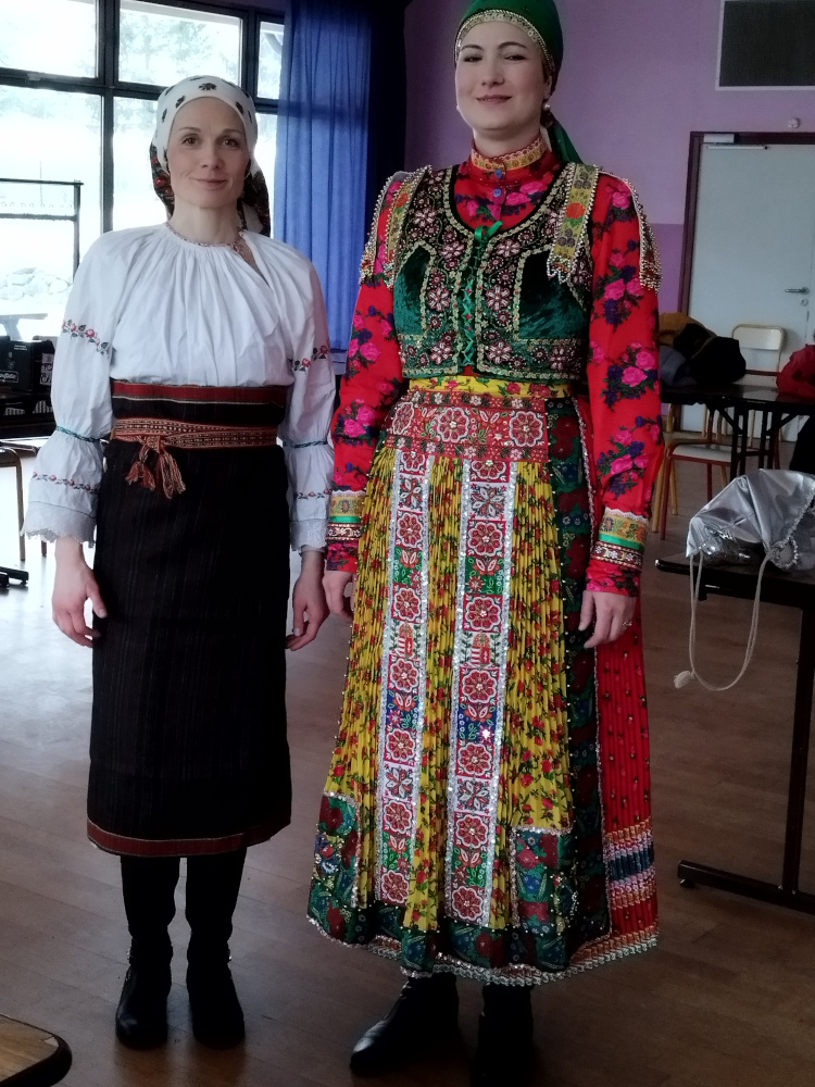 Agnes et Katalin en Hongroise.1 WE collégiens 2024