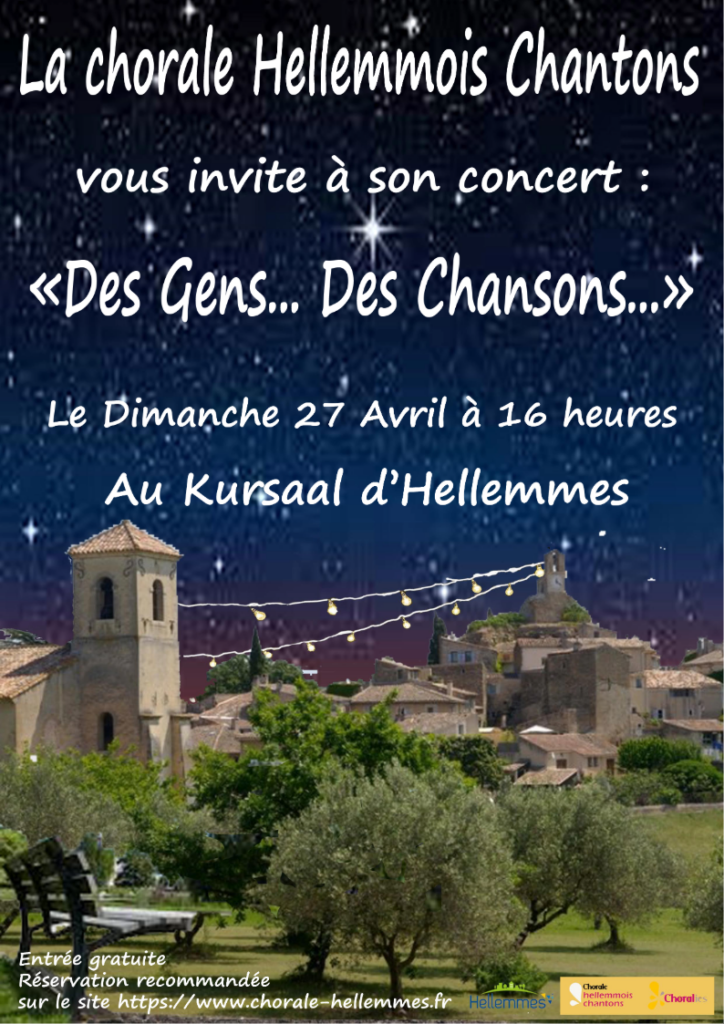 Concert Hellemmois Chantons avril 2025