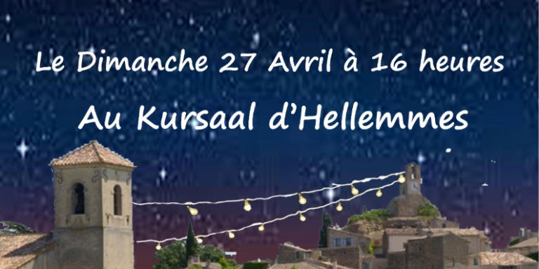 Concert Hellemmois Chantons avril 2025