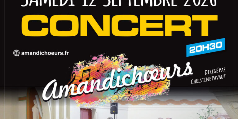 Affiche Concert debut de saison sept 26